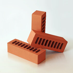 Половинка лицевого кирпича