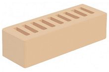 Кирпич евро лицевой желтый Слоновая кость с гладкой поверхностью