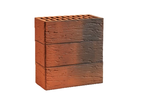 Лицевой кирпич Красный флеш, красный 0,7НФ M150-200