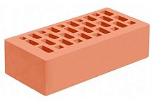 Кирпич лицевой Абрикосовый с гладкой поверхностью