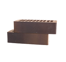 Кирпич лицевой коричневый Венге с гладкой поверхностью для баварской кладки