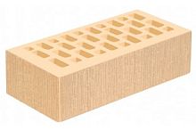 Кирпич лицевой желтый Слоновая кость с поверхностью Береста