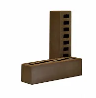 Кирпич облицовочный шоколад (Казахстан) Половинка