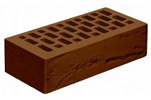 Кирпич лицевой Коричневый с поверхностью Руст