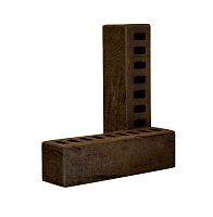 КИРПИЧ ПОЛОВИНКА ЦВЕТ ШОКОЛАД 1040 0,5 НФ РЕЛЬЕФ+БАРХАТ