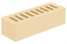 Кирпич евро лицевой белый Белые ночи с гладкой поверхностью