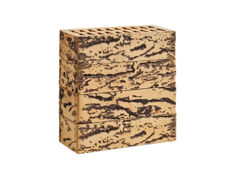 Лицевой кирпич Береста, жёлтый 0,9НФ M150-200