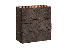 Лицевой кирпич Смог, коричневый 1,4НФ M150-200