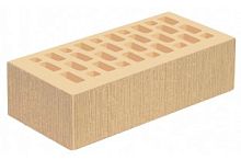 Кирпич лицевой желтый Слоновая кость с поверхностью Береста-2