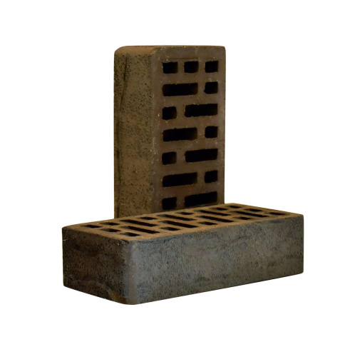 КИРПИЧ ОДИНАРНЫЙ ЦВЕТ ШОКОЛАД 1040 1,0 НФ РЕЛЬЕФ+БАРХАТ