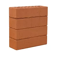 Клинкер фасадный тёмно-красный "Амстердам" 0,71NF винтаж