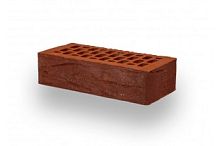 Кирпич клинкер лицевой красный Гранат