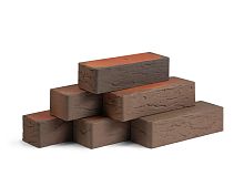 Лицевой полнотелый кирпич Нева рустикатор горизонтальный 250x85x65 мм