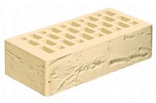 Кирпич лицевой белый Белые ночи с поверхностью Руст