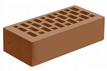 Кирпич лицевой коричневый Терракотовый с гладкой поверхностью